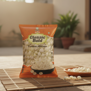 Classic Bold Premium Raw Makhana (Red Pack)