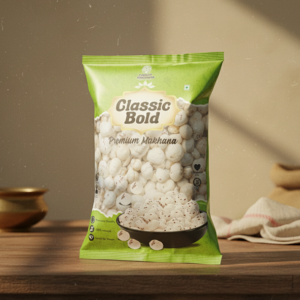 Classic Bold Premium Raw Makhana (Green Pack)